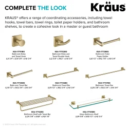 Bathroom Toilet Paper Holder in Brushed Gold