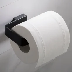 Bathroom Toilet Paper Holder in Matte Black