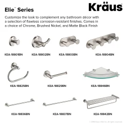 Bathroom Toilet Paper Holder in Brushed Nickel