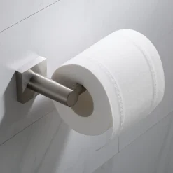 Bathroom Toilet Paper Holder in Brushed Nickel