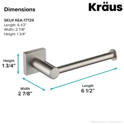 Bathroom Toilet Paper Holder in Brushed Nickel