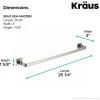 Bathroom Towel Bar in Brushed Nickel