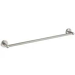 24" Bathroom Towel Bar in Brushed Nickel