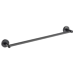 18" Bathroom Towel Bar in Matte Black