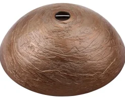 Brown/Grey Glass Vessel 16 1/2" Bathroom Sink