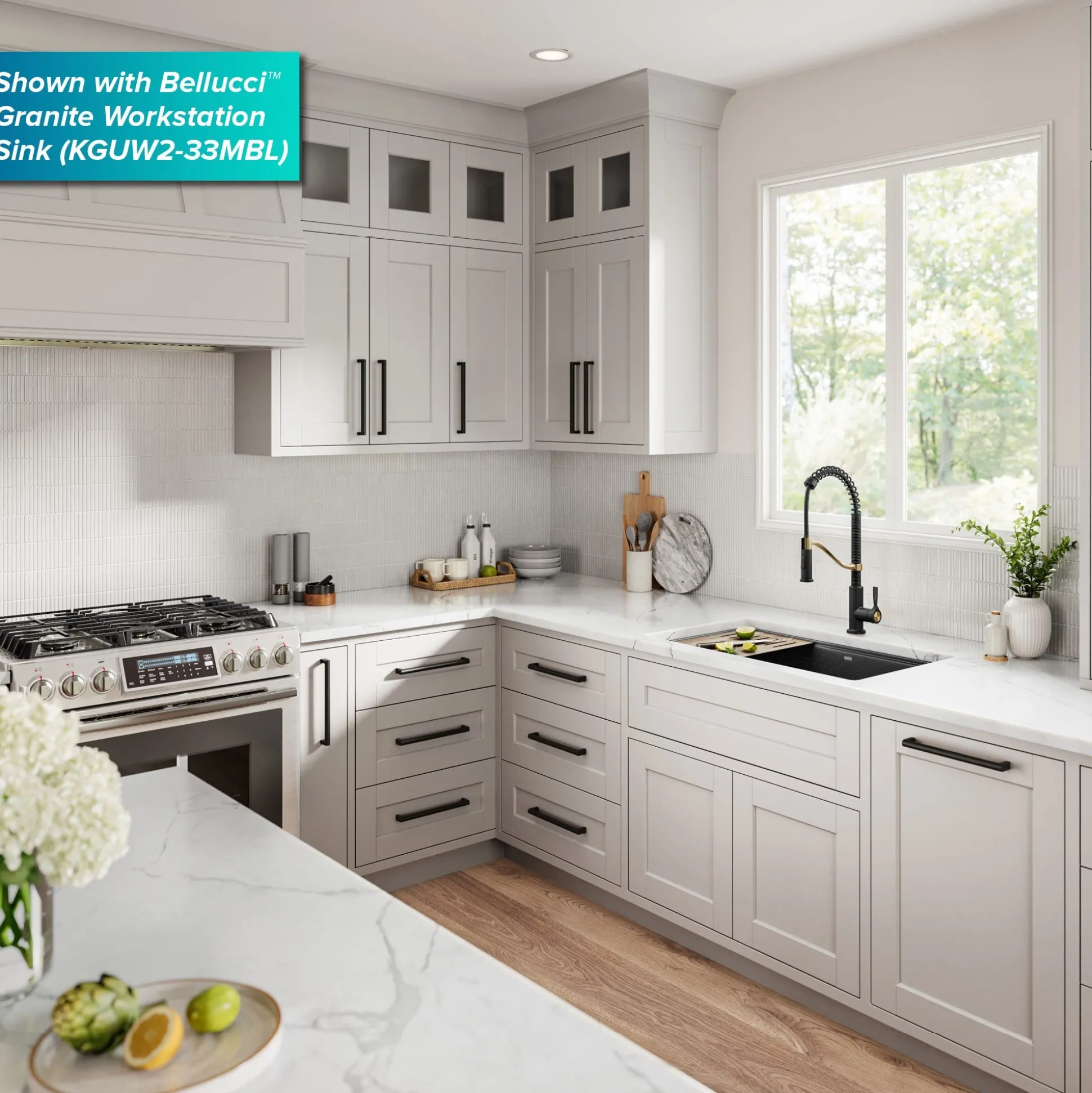 Commercial Style 2-Function Single Handle Pull Down Kitchen Faucet in Spot-Free Stainless Steel