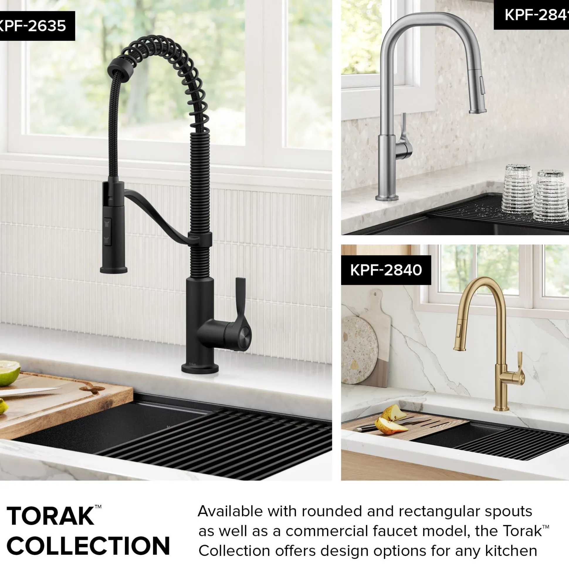 Commercial Style 2-Function Single Handle Pull Down Kitchen Faucet in Spot-Free Brushed Brass