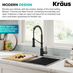 Commercial Style Pull-Down Single Handle 18