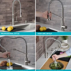Commercial Style Pull-Down Single Handle 18