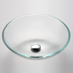 Crystal Clear Glass Vessel 16 1/2