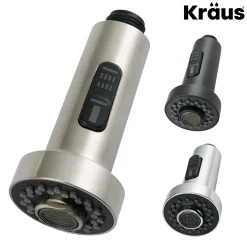 Dual Function Kitchen Faucet Sprayer in Stainless Steel