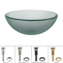Frosted Glass Vessel 14