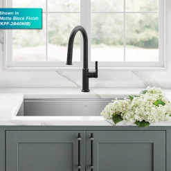 2-Function Single Handle Pull Down Kitchen Faucet in Spot-Free Stainless Steel