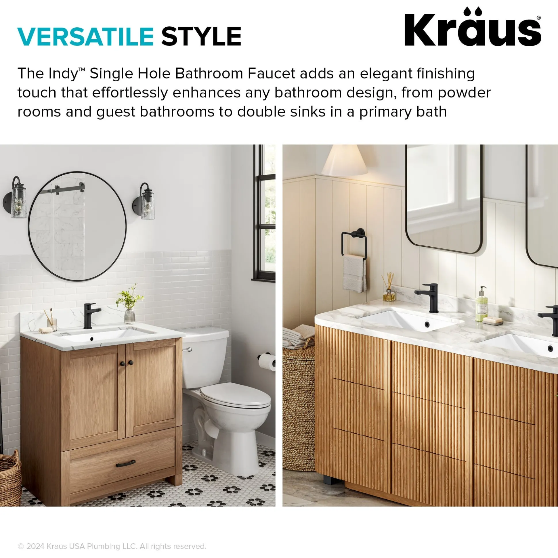 Single Handle Bathroom Faucet in Spot-Free Brushed Nickel with Pop Up Drain and Supply Lines