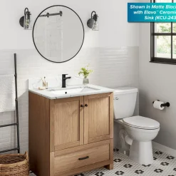 Single Handle Bathroom Faucet in Chrome with Pop Up Drain and Supply Lines