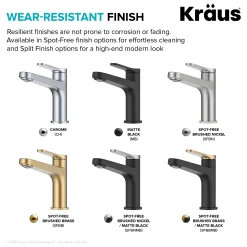 Single Handle Bathroom Faucet in Chrome with Pop Up Drain and Supply Lines