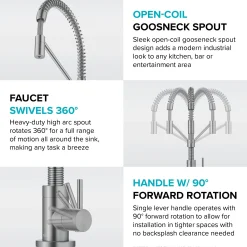 Single Handle Drinking Water Filter Faucet for Reverse Osmosis or Water Filtration System in Spot-Free Antique Champagne Bronze