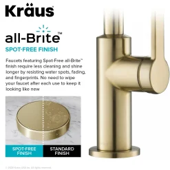 Single Handle Kitchen Bar Faucet in Spot Free Antique Champagne Bronze