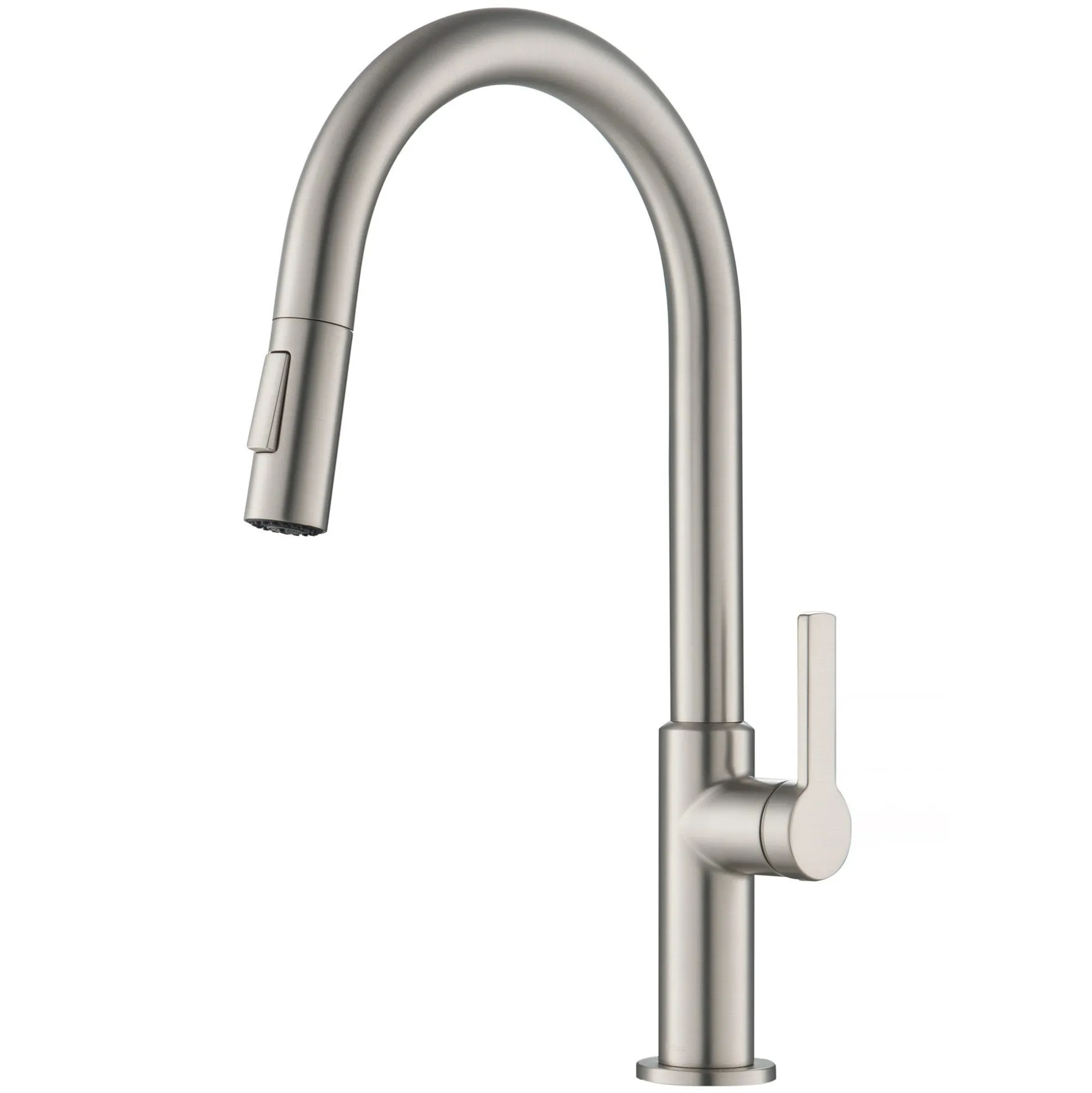 Single Handle Pull Down Kitchen Faucet in Spot Free Stainless Steel