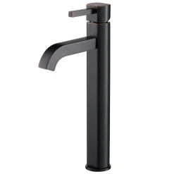 Single Handle Vessel Bathroom Faucet in Oil Rubbed Bronze