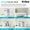 Single Handle Vessel Bathroom Faucet in Spot-Free Brushed Brass / Matte Black with Pop Up Drain and Supply Lines